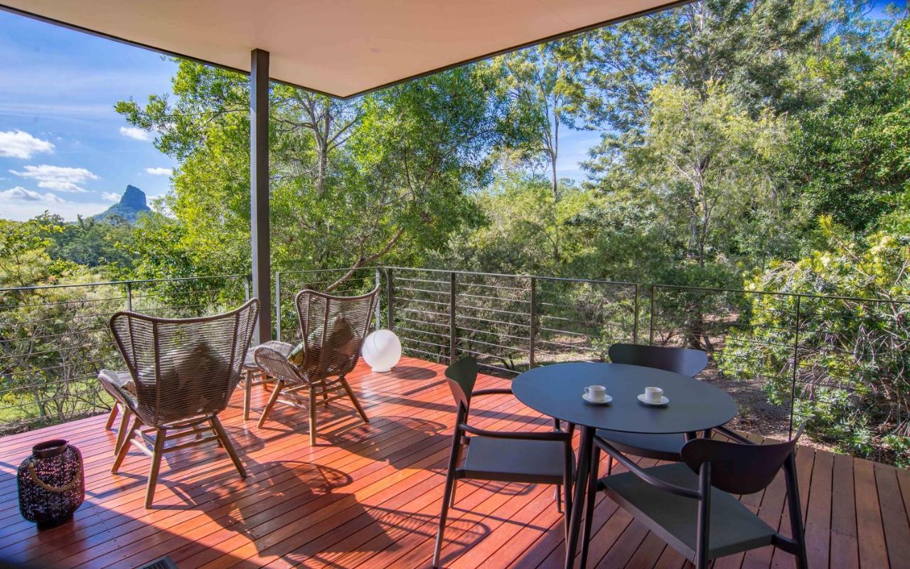 Glass On Glasshouse Glass House Mountains Exterior foto